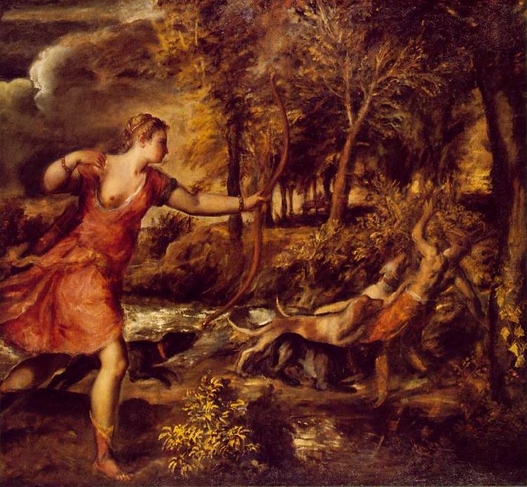 TIZIANO Vecellio Death of Actaeon jhfy oil painting image
